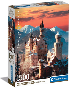 Пазл CLEMENTONI: HIGH QUALITY COLLECTION — ЗАМОК НОЙШВАНШТАЙН (1500 елементів) 31716