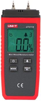 Вологомір електронний для деревини UNI-T 50-228 UT377A (5900804142218)