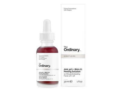 Кислотный пилинг для лица The Ordinary AHA 30% + BHA 2% Peeling Solution 30 мл