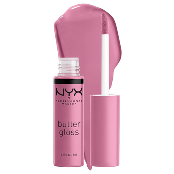 Блеск для губ с эффектом сияния NYX Butter Gloss ÉCLAIR BLG02 розовый 8 мл