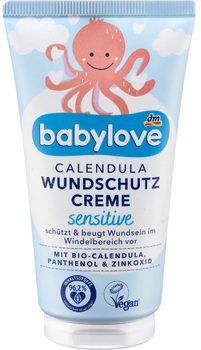 Загоюючий крем Babylove sensitive з календулою, 75 мл