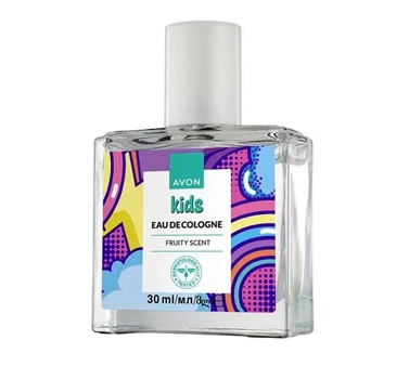 Детская туалетная вода Eau De Cologne Fruity Scent Avon Kids с фруктовым ароматом для девочек 30 мл