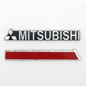 Эмблема надпись логотип Mitsubishi 5,1*0,8 см
