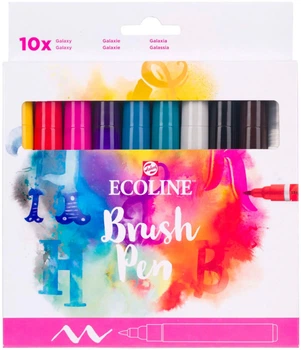 Zestaw markerów-pędzli Ecoline Brush Pen Galaxy 10 kolorów (8712079518905)
