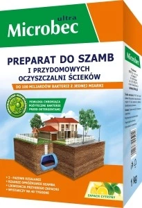 Środek do szamb i oczyszczalni Bros Microbec 1 kg Cytrynowy (5904517262409)