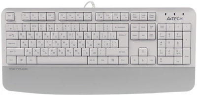 Клавіатура дротова A4Tech FK20 USB White (4711421003216)