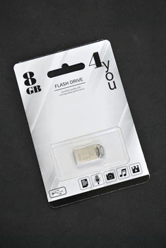 Флеш-накопитель Usb 8Gb 4you 110 Metal series