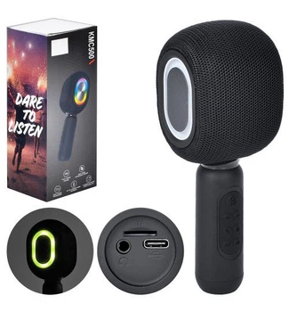 Мікрофон на акумуляторі, з підсвіткою, USB зарядне, TF-слот, 22 см FG231109031P-1
