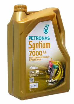 Моторное масло Petronas Syntium 7000 LL 0W-30, ACEA C3, BMW LL-04, VW 504.00 / 507.00, Porsche C30, 5L (70720E18EU)