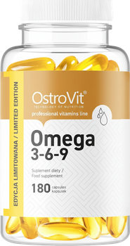Витаминно-минеральный комплекс OstroVit Omega 3-6-9 180 капсул (5903246221916)