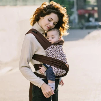 Май слінг Love & Carry від 2х міс, коричневий LC359