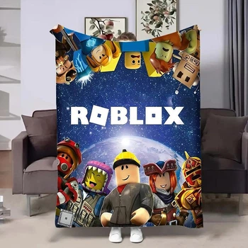 Плед плюшевый велюр Роблокс / Roblox 3 160x200