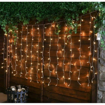 Гірлянда штора 1.5MX1.5M LED 72L від мережі, теплий білий