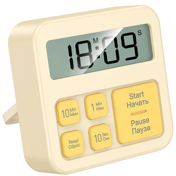 Цифровий таймер Hoco HX43 Timer з LCD дисплеєм Магнітне кріплення секундомір для кухні/спорту/медитації