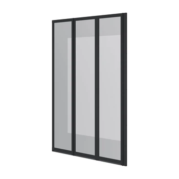 Шторка для ванны Koller Pool Style 1000х1500 мм Right Black Matt/Clear (1625181903)