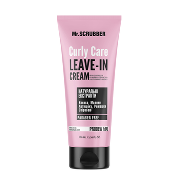 Крем-догляд для хвилястого волосся Mr. Scrubber Curly Care незмивний, 100 мл