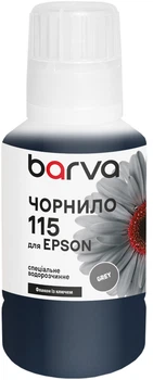 Чорнило Barva для Epson 115 GY Special Water Soluble OneKey (1K) 140 мл Gray (E115-876e)