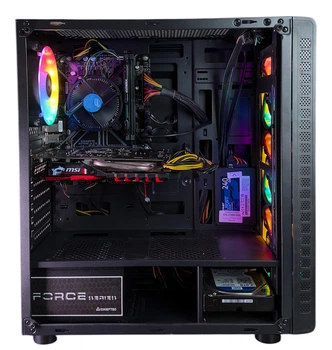 ゲーミングPC/i5-8500/8GB/256GB/GTX1050/Office Игровой компьютер AS-IT, i5-8500, GTX 1050 Ti (4GB), H310, 8GB