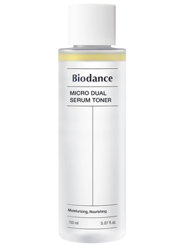 Двухфазный питательный тонер с маслами и гиалуроновой кислотой Biodance Micro Dual Serum Toner 150 мл