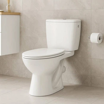 Унітаз-компакт Mito Milos K681-062 903 KA010 3/6л з кришкою, білий глянець