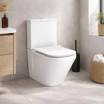 Унітаз-компакт Devit UP 3010120 безобідковий із сидінням Slim, Soft Close, quick-fix