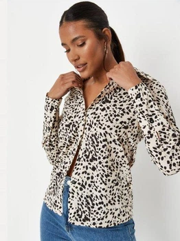 Сорочка Missguided TW631853 34 леопард