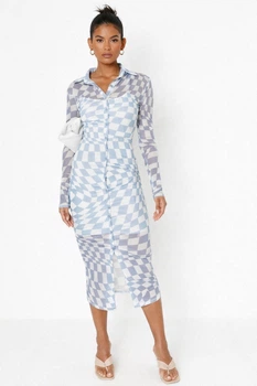 Сукня Missguided DD930649 38 біло-блакитний