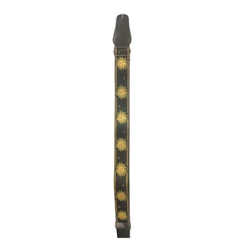 Ремінь до гітари Alfabeto STRP5050-BK (Black)