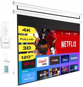 Проекційний екран Overmax Automatic Screen 120
