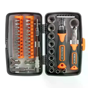 Набір викруток з тріскачкою 68 в 1 Torx RATCHET в кейсі, багатофункціональний набір інструментів