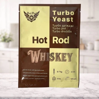 Турбо дріжджі Hot Rod Whiskey для віскі та дистилятів на 25 л, 71 г