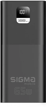 УМБ Sigma X-power SI30A6QLX 30000mAh 65W Black (4827798835111)