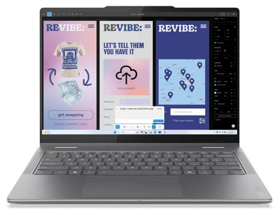 Ноутбук Lenovo Yoga 7 2-in-1 14ILL10; Copilot+ PC (83JQ004DPB) Luna Gray