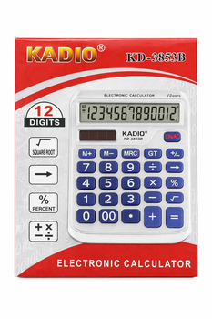 Калькулятор Kadio KD-3853B с большим дисплеем