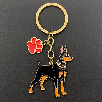 Брелок Доберман Doberman Keychain подарочная упаковка