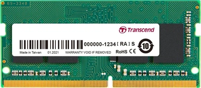 Оперативна пам'ять Transcend SO-DIMM DDR4-3200 16384MB PC4-25600 (TS3200HSB-16G)