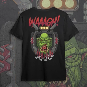 Футболка мужская с принтом WarHammer 40K Waaagh! Размер 48