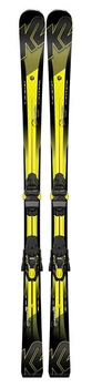 Лижі гірські (комплект) K2 CHARGER+M3 11 TCX LIGHT 175см Black/yellow (10A0007.140.1+10A1004.140.1)