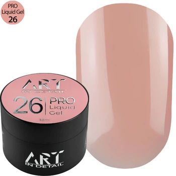 Гель для нарощування нігтів ART PRO Liquid Builder Gel №26 30 мл
