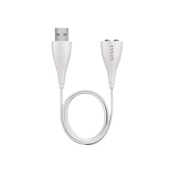 Магнітний USB кабель GESKE Magnetic USB Cable білий