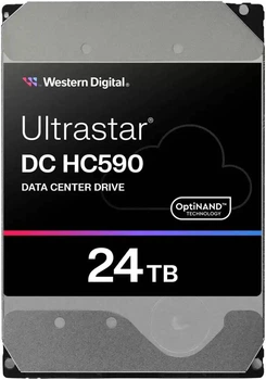 Жесткий диск Western Digital HDD 3.5 24TB WD Ultrastar DC HC590 512E SE 7200RPM (WUH722624ALE6L4)