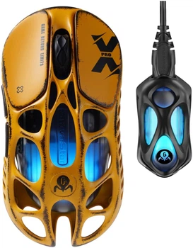 Миша GravaStar Mercury X Pro 8K BT/WL/USB-A RGB Battle-Worn Yellow (GS_X_PRO_YLW)