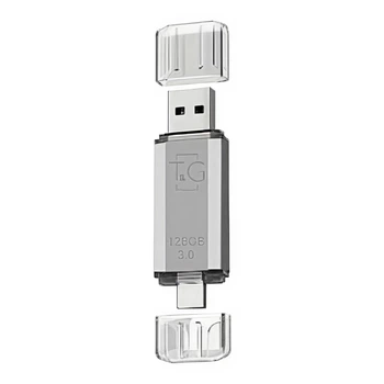 USB Flash Drive 3.0 T&G 128gb USB/Type C 009 Срібло