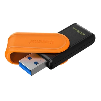 USB флеш-накопичувач 3.2 Kingston DT Exodia S 256GB Чорний/помаранчевий