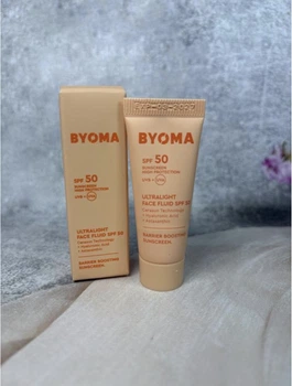 Сонцезахисний крем Byoma Ultralight Face Fluid SPF50, обʼєм 5 мл