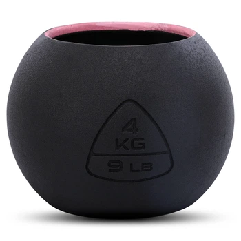 Гиря-колокол чугунная окрашенная черная BALL BELL LiveUp LP8047-9LB 4кг (чугун)
