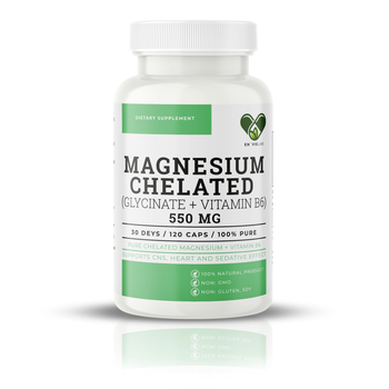 Магний Глицинат En`vie Lab 500 мг. 120 капсул Magnesium Glycinate