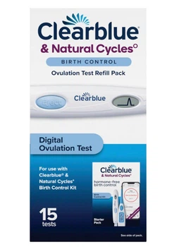 Набор цифровых тестов на овуляцию Clearblue & Natural Cycles bith control 15 шт