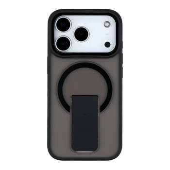 Противоударный Чехол TPU+PC FlexGuard Magnetic Ring Stand для iPhone 17 Pro Black