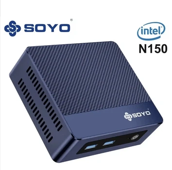 Мини-ПК SOYO M4 Plus (Intel N150, DDR4 16GB, SSD 512GB, WiFi 5, BT 5.2, Win11 Pro)